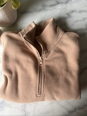 Aritzia TNA Polar 1/4 Zip Sweater small